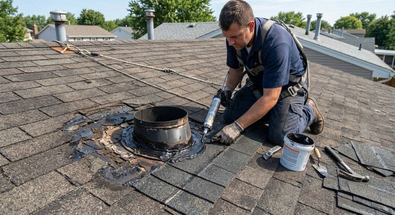 Asphalt Roof Leak Repair in Denver County, CO