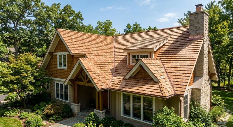 Cedar Shake Roof Construction in Aurora, CO