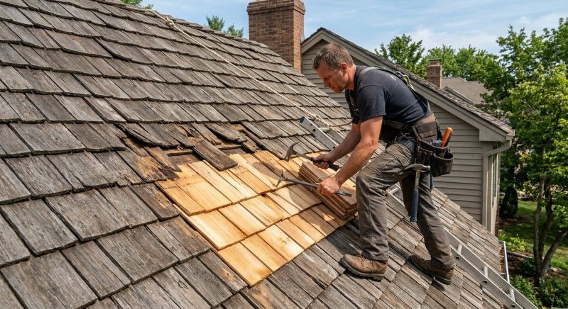 Cedar Shake Roof Repair in Commerce City, CO
