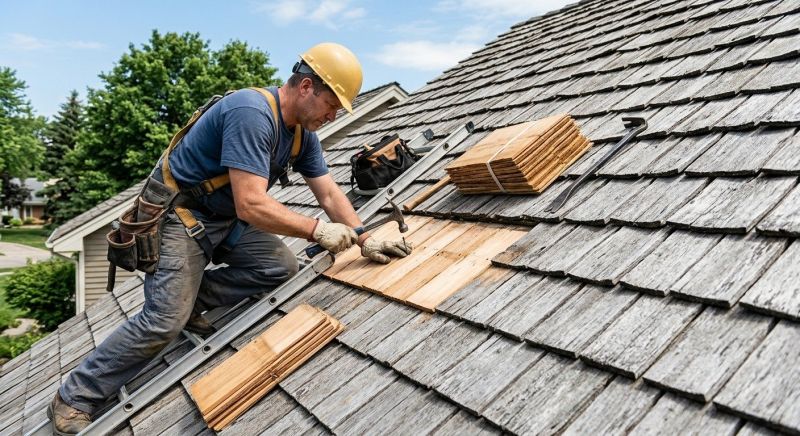 Cedar Shake Roof Repair in Denver, CO