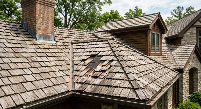 Cedar Shake Roof Repair in Louisville, CO