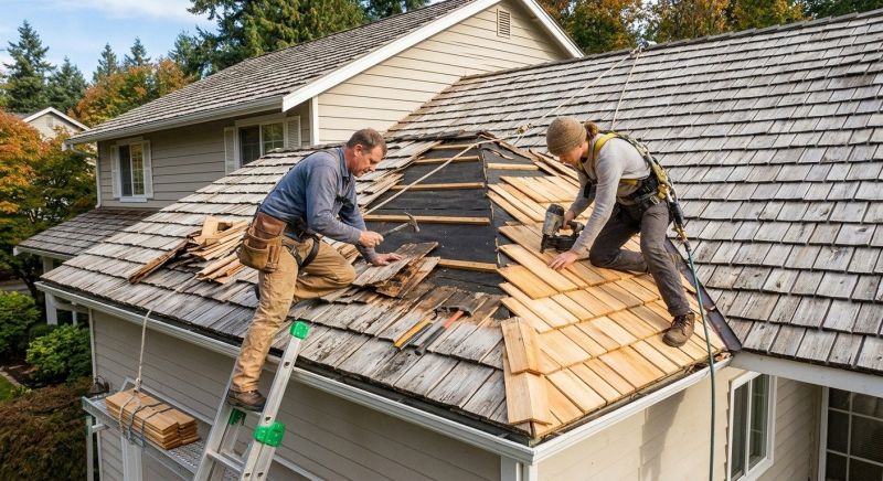 Cedar Shingles Repair in Denver, CO