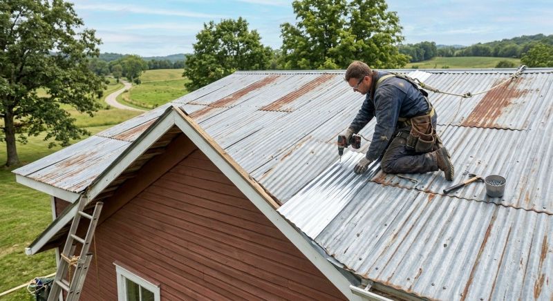 Corrugated Roof Repair in Erie, CO