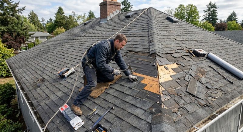 Damaged Roof Repair in Bennett, CO