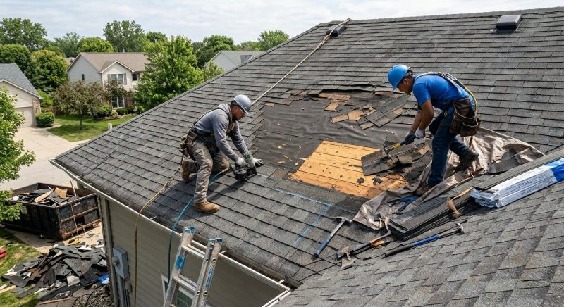 Damaged Roof Repair in Dacono, CO