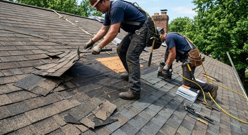 Damaged Roof Repair in Longmont, CO