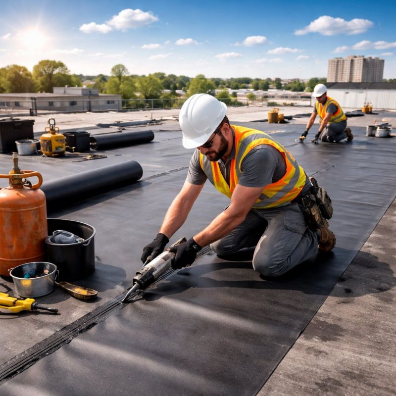 Epdm Roof Installation in Firestone, CO
