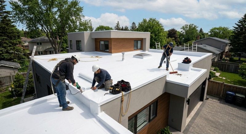 Flat Roof Installation in Aurora, CO