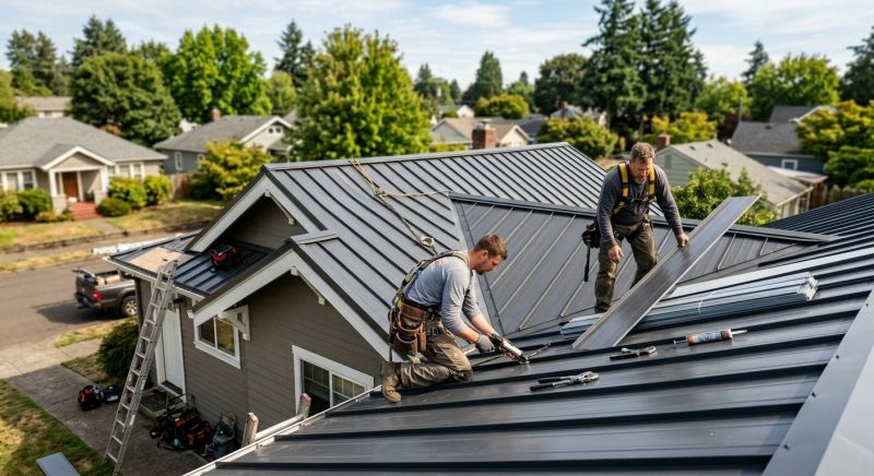 Metal Roof Repair in Denver County, CO