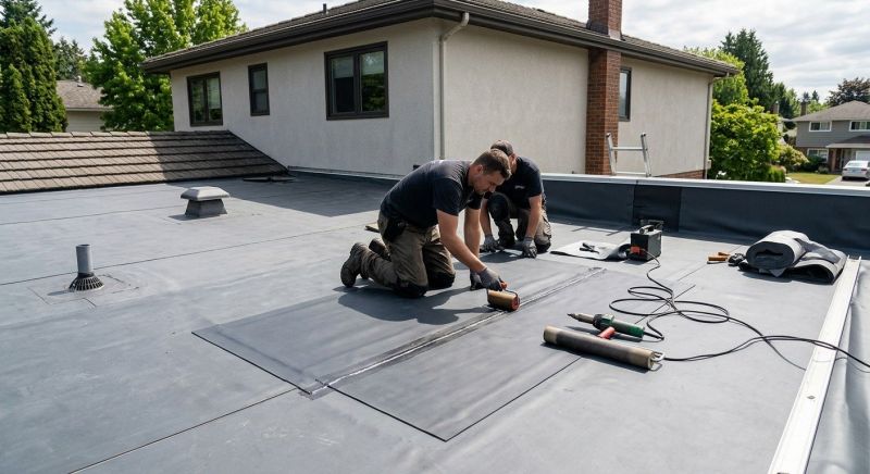 Rubber Roof Repair in Bennett, CO