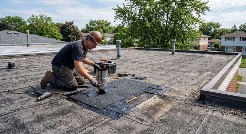 Rubber Roof Repair in Erie, CO