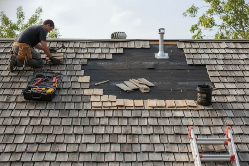 Shake Shingle Repair in Broomfield, CO