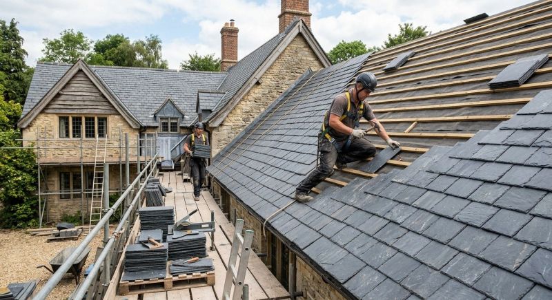 Slate Roof Construction in Firestone, CO