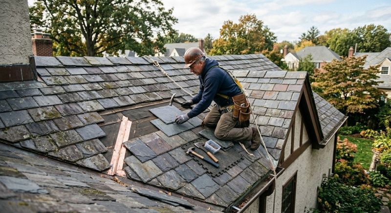 Slate Roof Repair in Bennett, CO