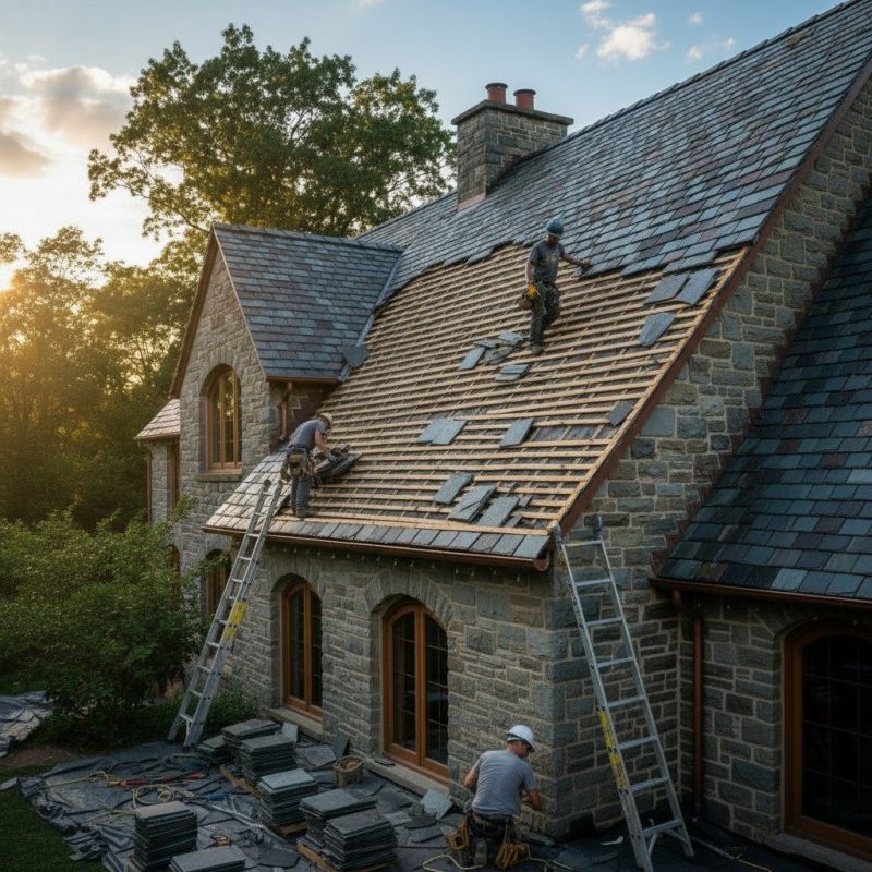 Slate Roof Replacement in Boulder County, CO
