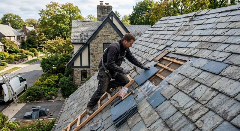 Slate Shingles Repair in Denver County, CO