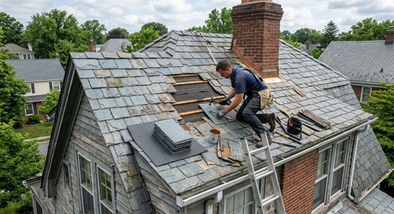 Slate Shingles Repair in Englewood, CO