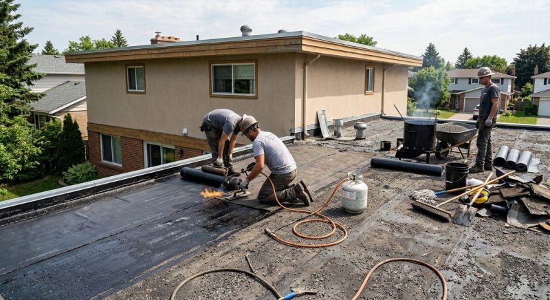 Tar Roof Repair in Bennett, CO