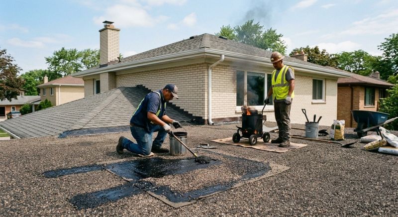 Tar Roof Repair in Firestone, CO