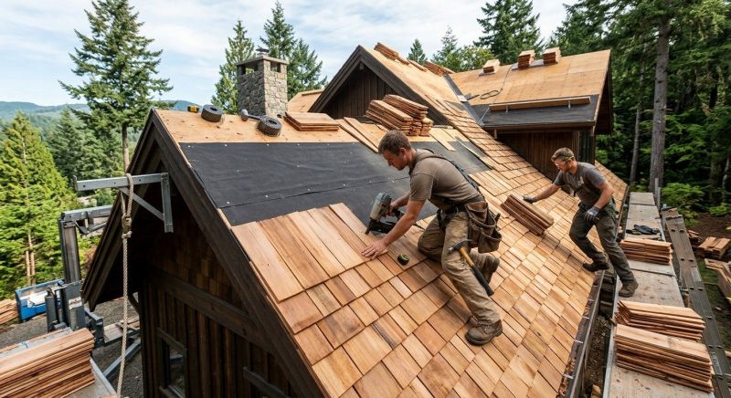 Wood Roofing Installation in Aurora, CO