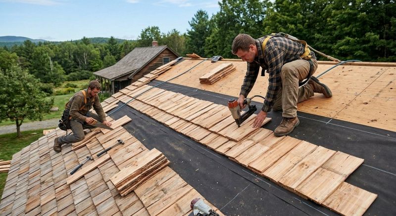 Wood Roofing Installation in Denver County, CO