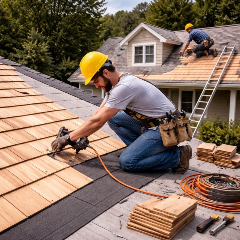 Wood Roofing Installation in Erie, CO