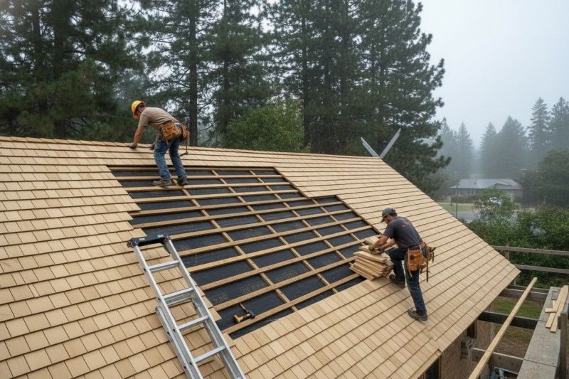 Wood Shake Roof Repair in Boulder County, CO