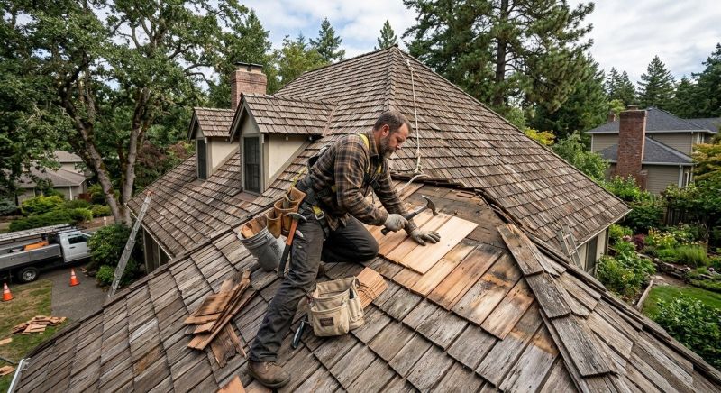 Wood Shake Roof Repair in Louisville, CO